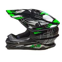 AiM Шлем кроссовый JK803S Green/Black в Москве