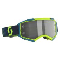 Scott Очки кроссовые Fury LS neon yellow/blue light sensitive grey works в Москве