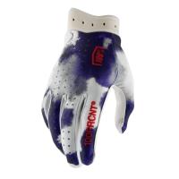 100% Мотоперчатки текстильные ITrack Blue/White 2026 в Москве
