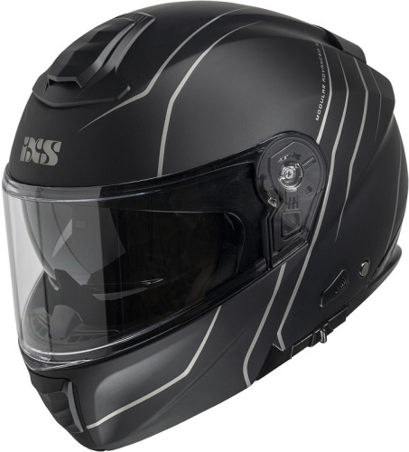 IXS Шлем модуляр iXS460 черный серый матовый в Москве