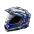 AIM Шлем кросс/эндуро JK802S Blue/Grey/Black в Москве