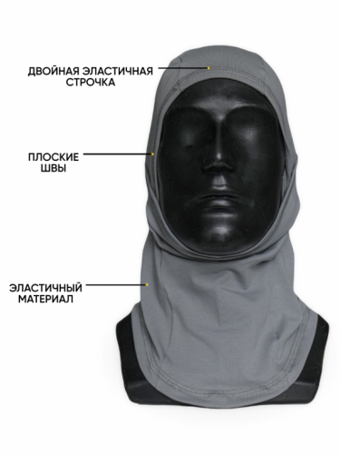 MotoLike Подшлемник Х/Э трансформер Серый в Москве